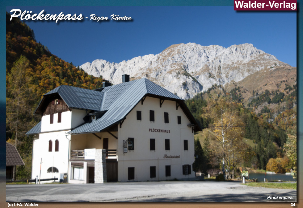 Reiseführer Kärnten - Oberkärnten - Plöckenpass