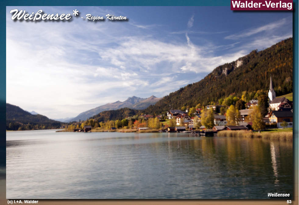 Reiseführer Kärnten - Oberkärnten - Weißensee