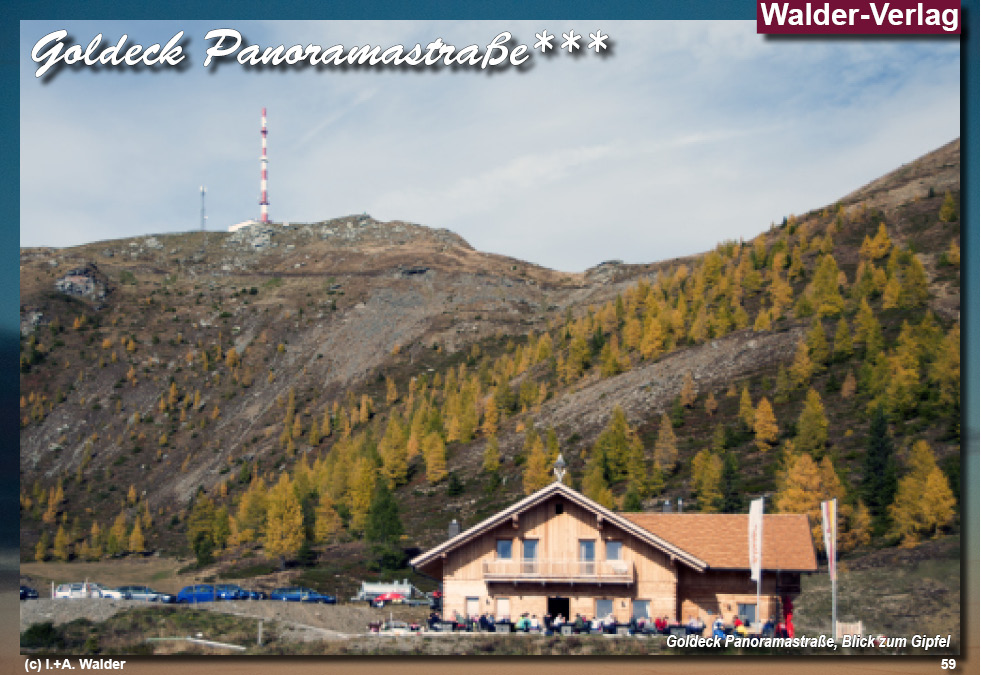 Reiseführer Kärnten - Oberkärnten - Goldeck Panoramastraße