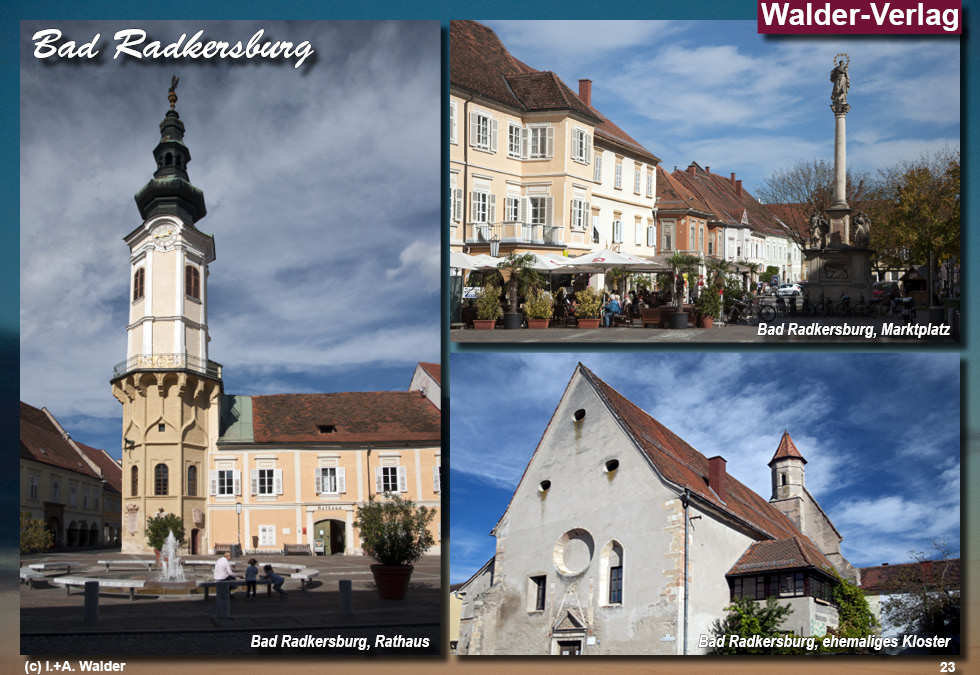 Reiseführer Bad Radkersburg - Region S&uuml;doststeiermark / Steiermark 