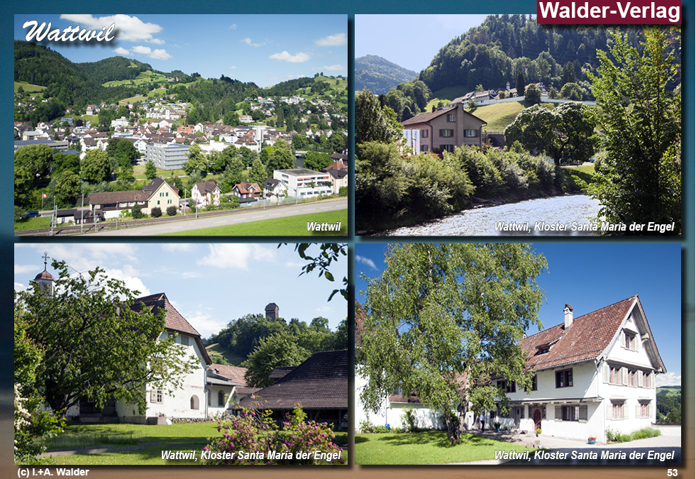 Walder-Verlag Reisetipps-Europa Feiseführer Wattwil - Kanton Sankt Gallen - Schweiz