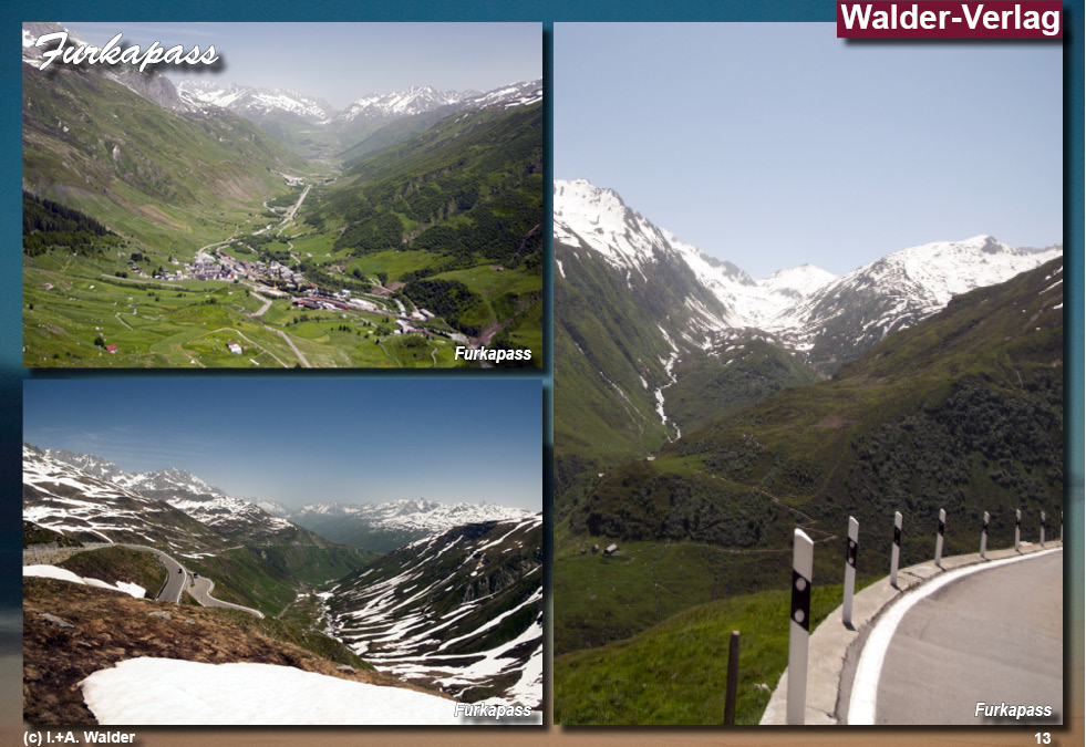 Reiseführer 'Sehenswertes am Furkapss - Kanton Uri