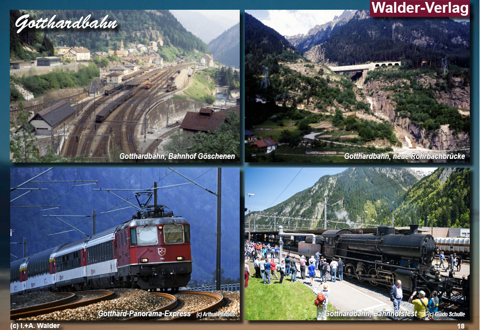 Reiseführer SBB-Gotthardstrecke: Luzern – Gotthardtunnel (Nordstrecke)