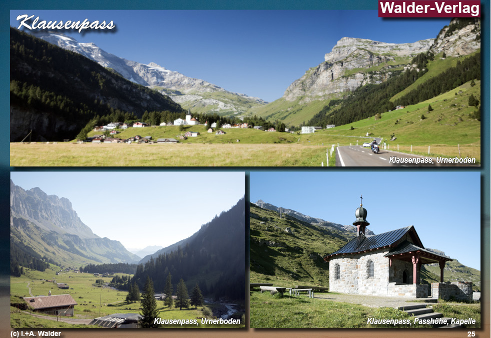 Reiseführer 'Sehenswertes am Klausenpass' - Kanton Uri