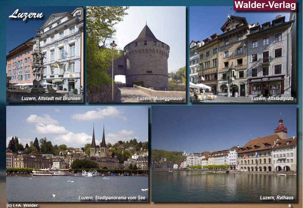 Reiseführer 'Sehenswertes in Luzern am Vierwaldstättersee'