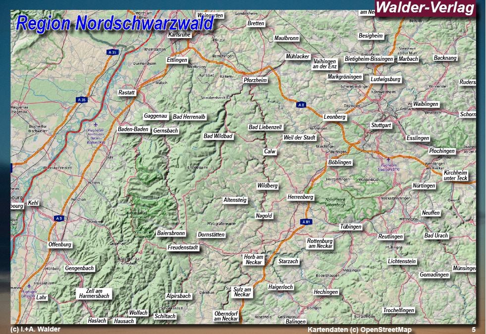 Reiseführer Region Nordschwarzwald