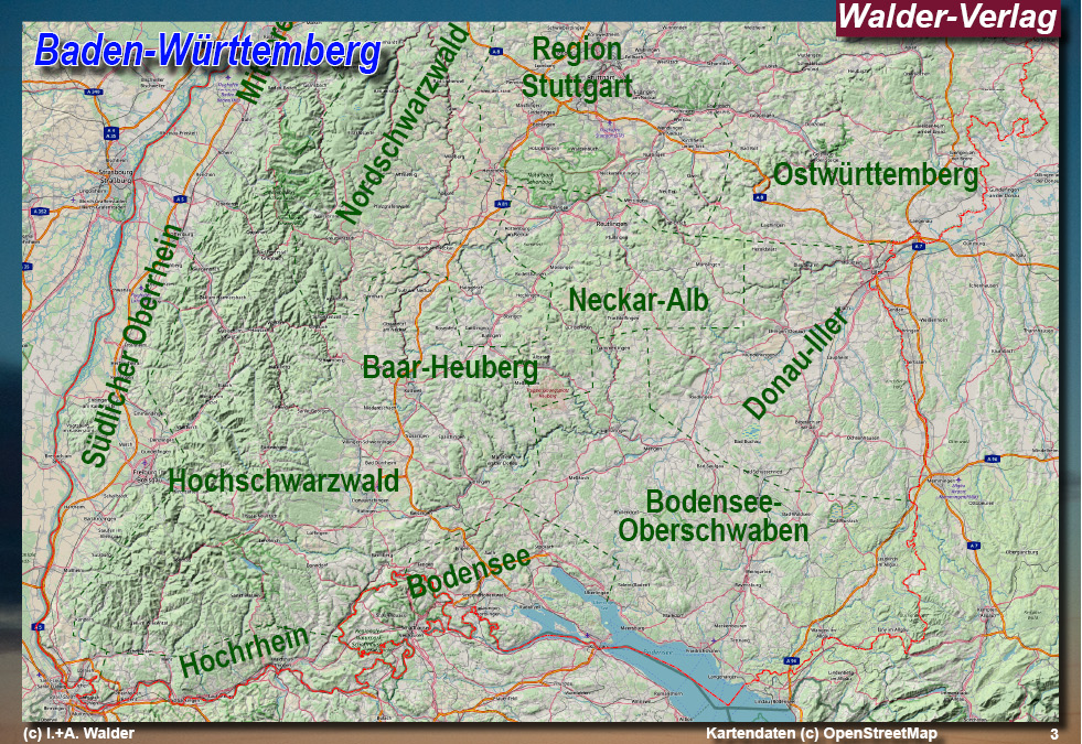 Reiseführer Regionen Schwarzwald-Baar-Heuberg und Nordschwarzwald