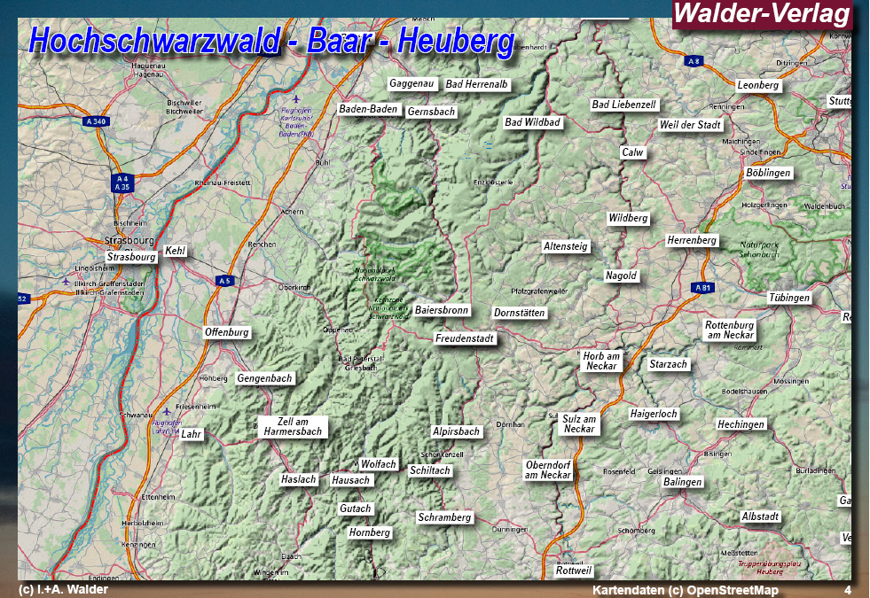 Reiseführer Regionen Schwarzwald-Baar-Heuberg und Nordschwarzwald