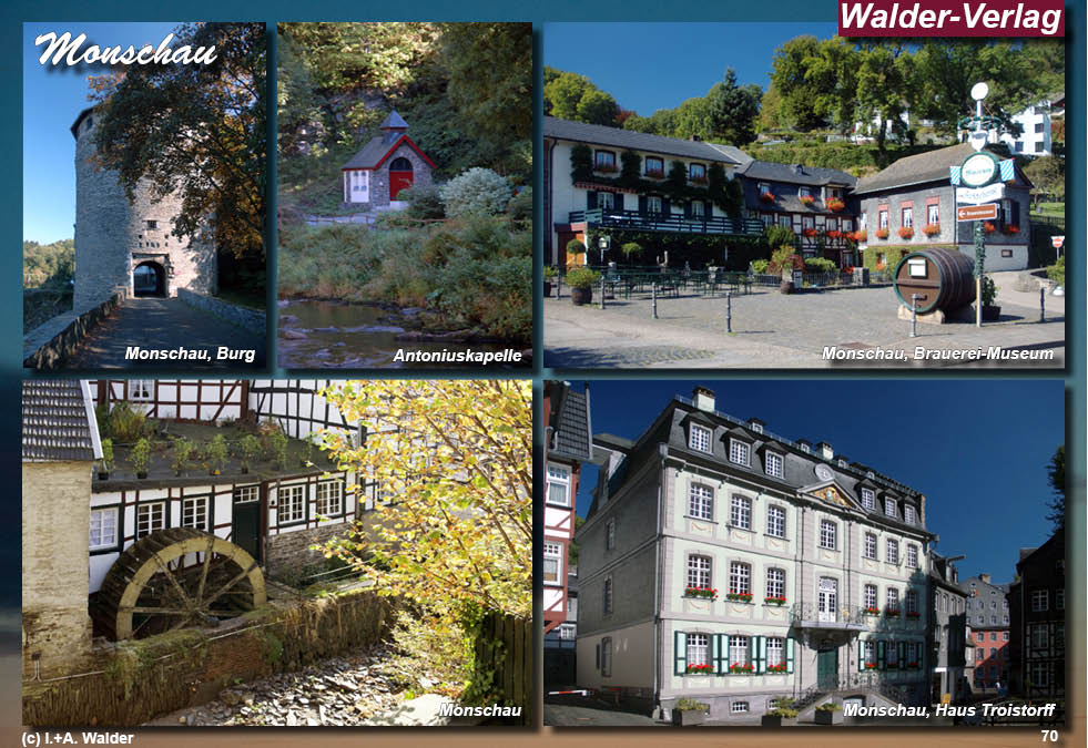 Reiseführer 'Sehenswertes in Nordrhein-Westfalen' - Monschau in der Eifel