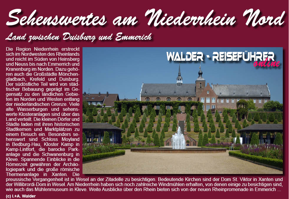 Reiseführer 'Sehenswertes am Niederrhein'