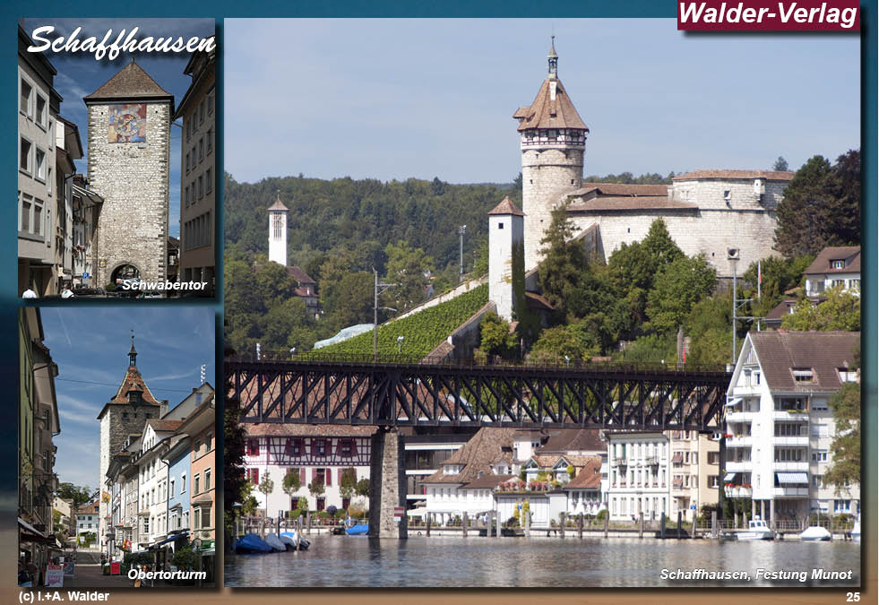Walder-Verlag Reisetipps-Europa Reiseführer Schaffhausen (CH) am Hochrhein
