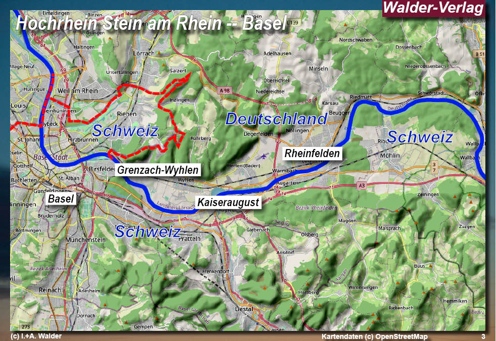Walder-Verlag Reisetipps-Europa Reiseführer Hochrhein