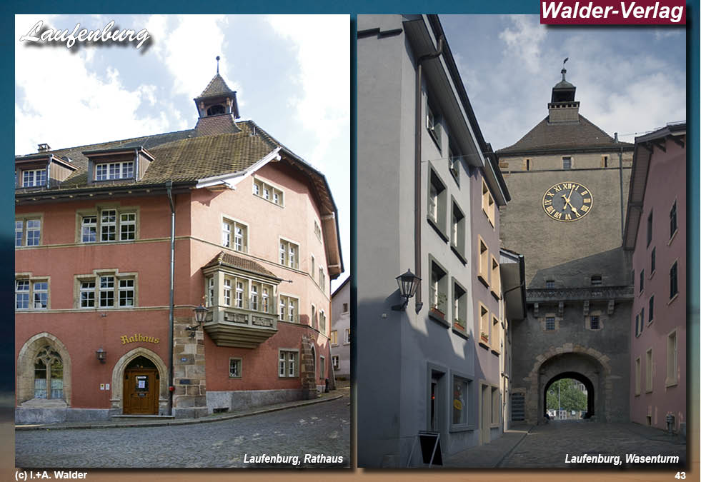 Walder-Verlag Reisetipps-Europa Reiseführer Laufenburg** - Kanton Aargau - Schweiz