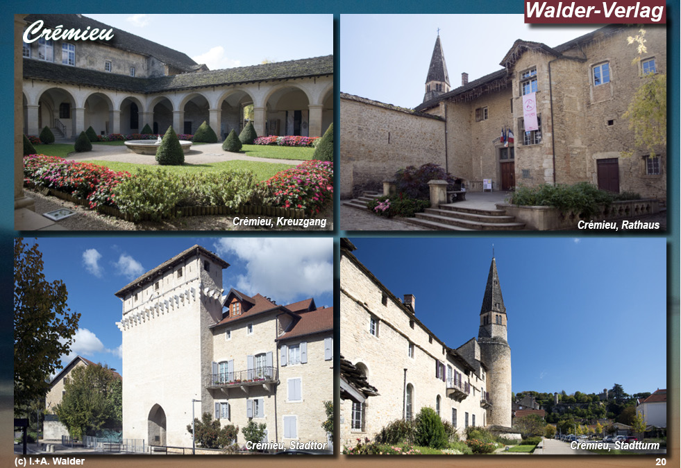 Reiseführer 'Sehenswertes in der Region Rhône-Alpes - Crémieu