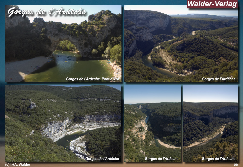 Reiseführer 'Sehenswertes in der Region Rhône-Alpes - Gorges de l'Ardèche