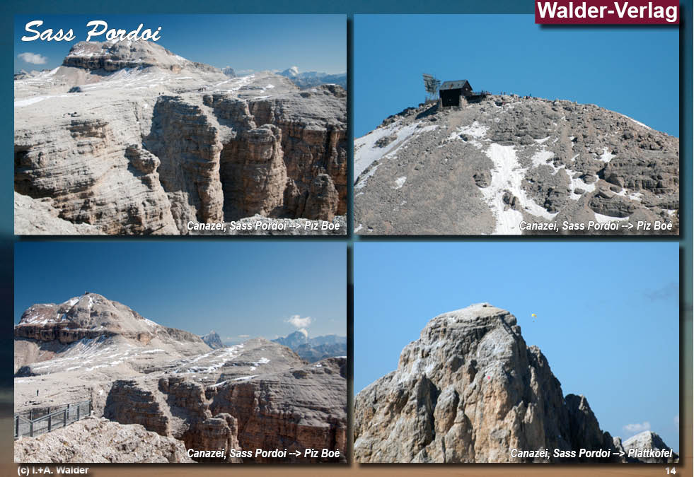 Reiseführer Trentino - Canazei - Passo Pordoi