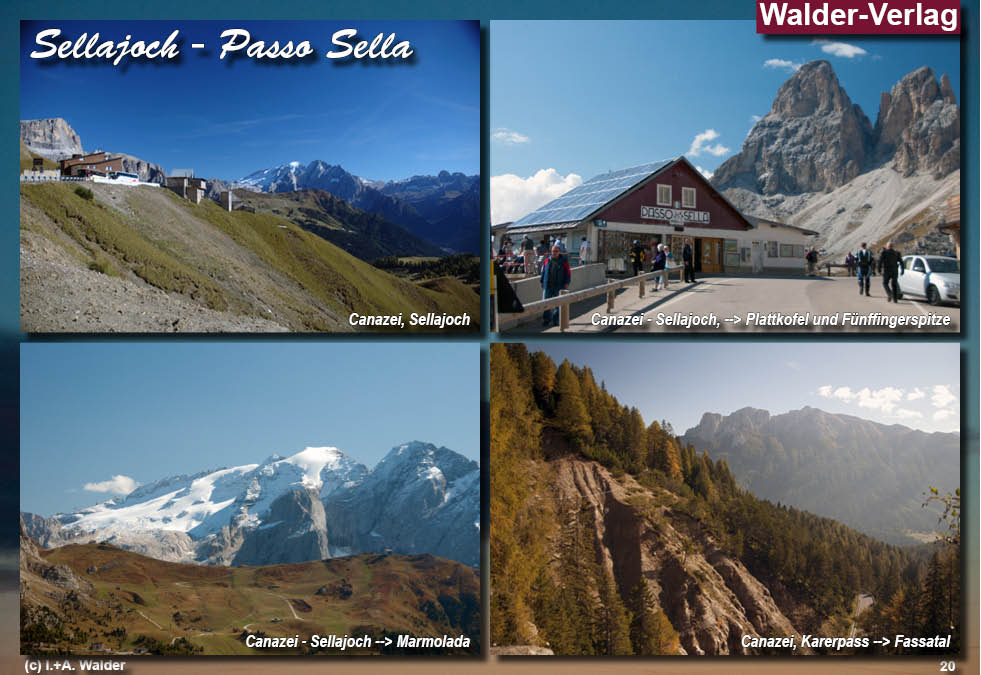 Reiseführer Trentino - Canazei - Passo Sella