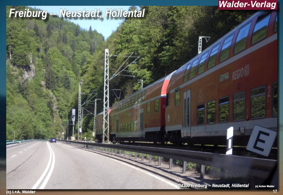 Reiseführer 'Mit der Höllentalbahn von Freiburg nach Donaueschingen durch den Südschwarzwald'