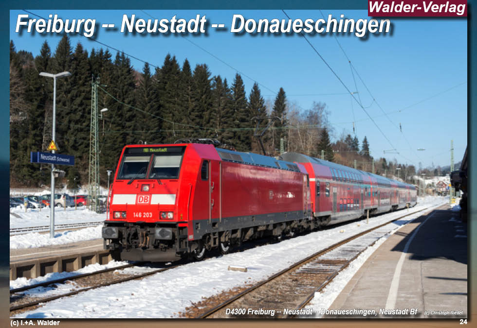 Reiseführer 'Mit der Höllentalbahn von Freiburg nach Donaueschingen durch den Südschwarzwald'