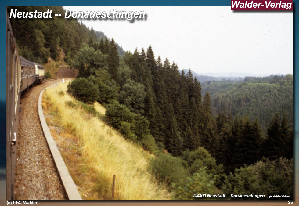 Reiseführer 'Mit der Höllentalbahn von Freiburg nach Donaueschingen durch den Südschwarzwald'