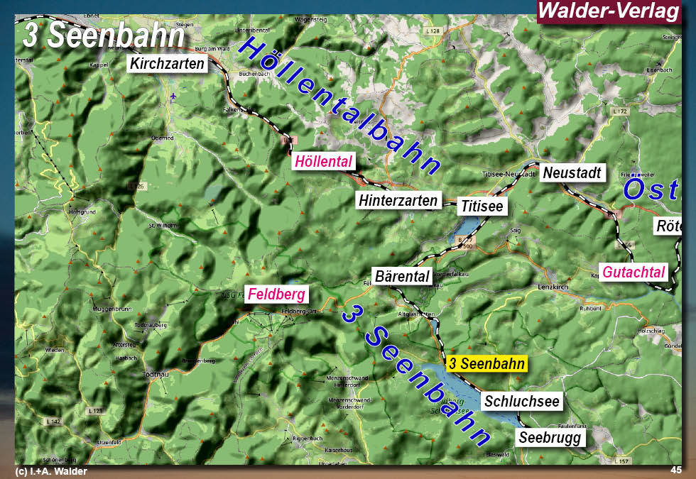 Reiseführer 'Mit der Höllentalbahn von Freiburg nach Donaueschingen durch den Südschwarzwald'
