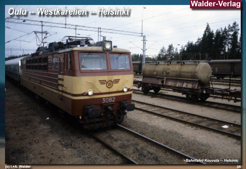 Walder-Verlag Reisetipps-Europa Oulu--Westkarelien--Helsinki