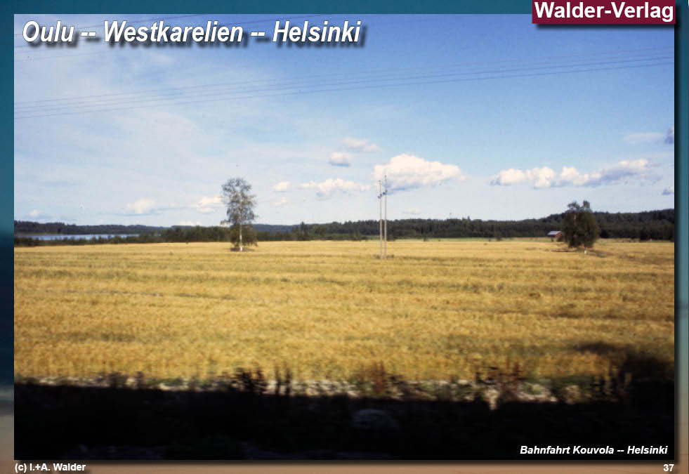 Walder-Verlag Reisetipps-Europa Oulu--Westkarelien--Helsinki