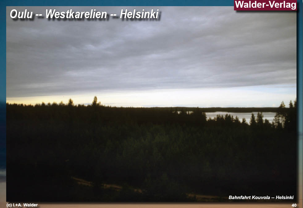 Walder-Verlag Reisetipps-Europa Oulu--Westkarelien--Helsinki