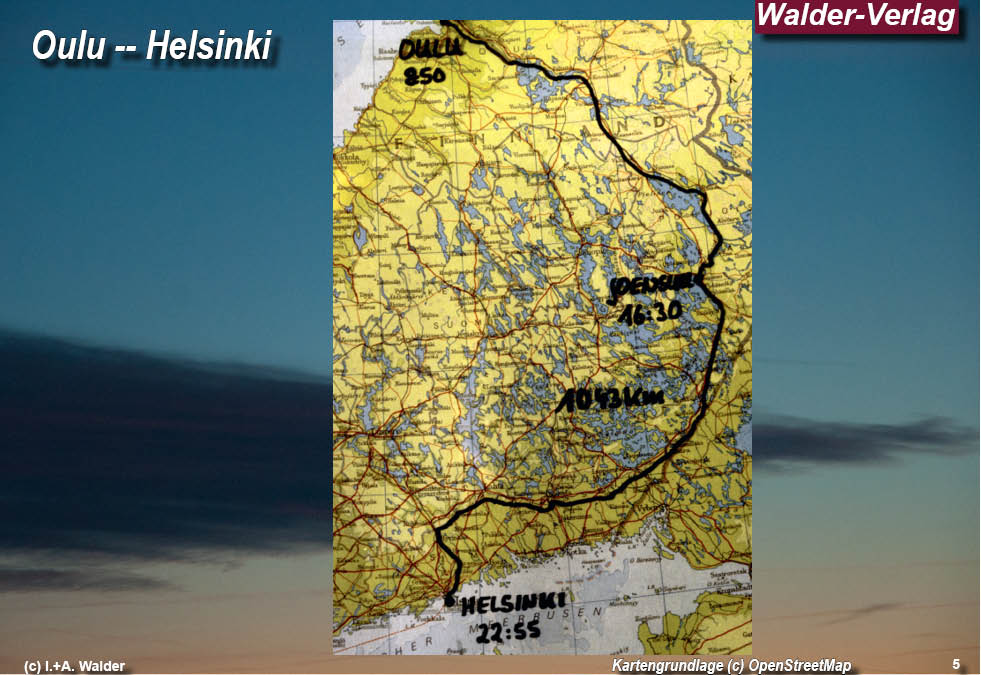 Walder-Verlag Reisetipps-Europa Oulu--Westkarelien--Helsinki