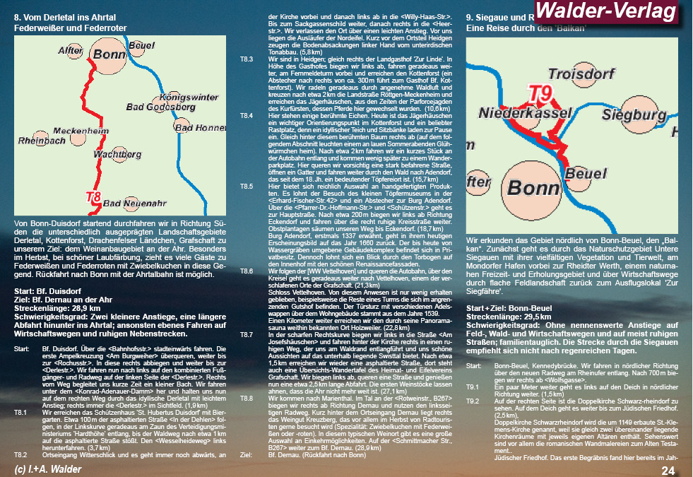 Radtouren in Bahn und Umgebung
