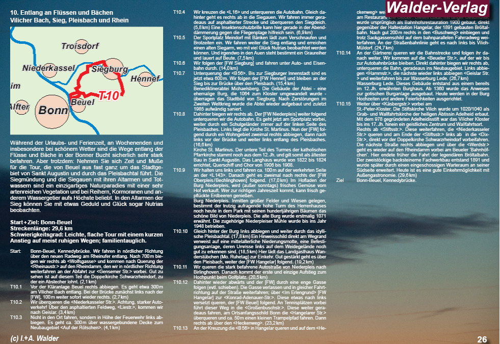 Radtouren in Bahn und Umgebung