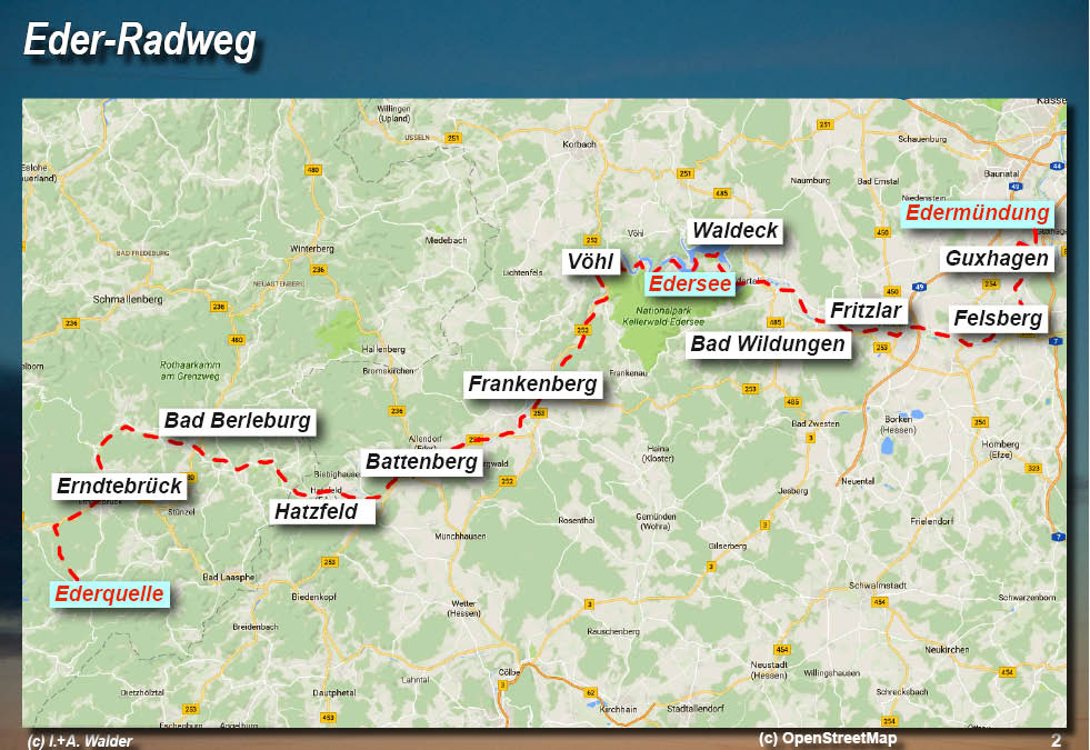 Walder-Verlag Reisetipps-Europa Radtour entlang der Eder