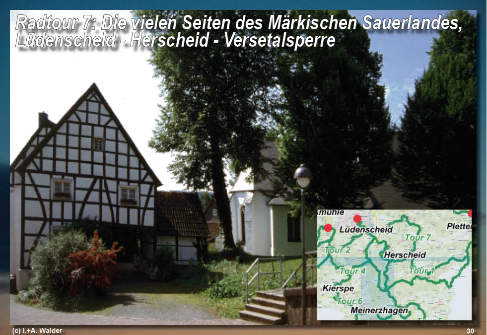 Walder-Verlag Reisetipps-Europa Radtour 7: Die vielen Seiten des M&auml;rkischen Sauerlandes - L&uuml;denscheid - Herscheid - Versetalsperre