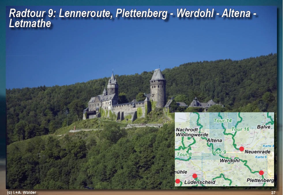 Walder-Verlag Reisetipps-Europa Radtour 9: Lenneroute - Plettenberg - Werdohl - Altena - Letmathe