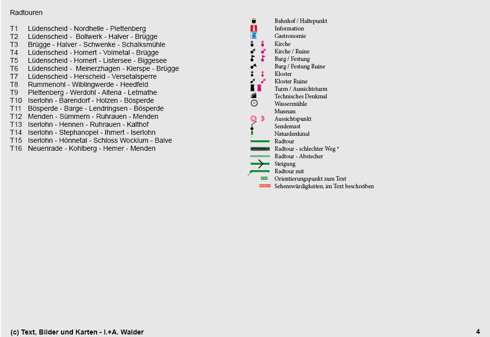 Reiseführer Sauerland-Radtour 1: Zum 'Gipfel' des M&auml;rkischen Sauerlandes