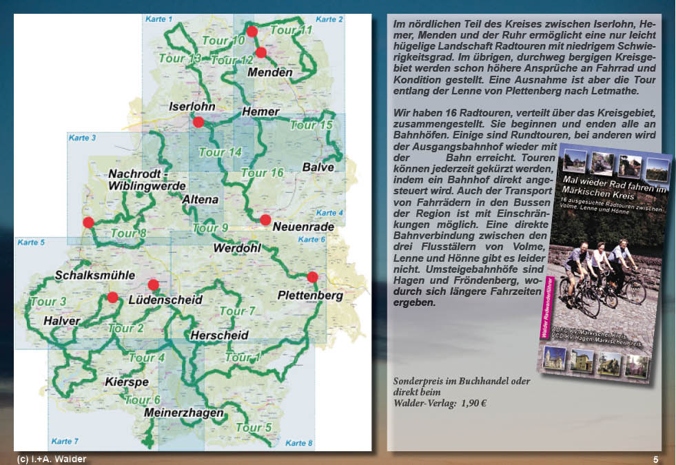 Reiseführer Sauerland-Radtour 2: L&uuml;denscheid - Bollwerk - Halver - Br&uuml;gge