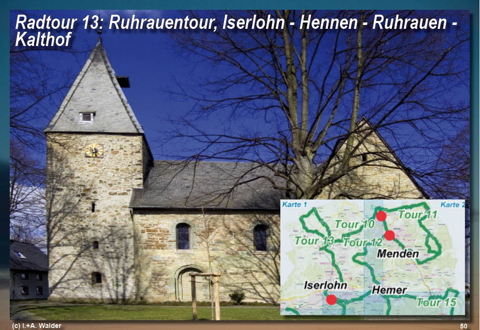 Walder-Verlag Reisetipps-Europa Radtour 13: Ruhrauentour - Iserlohn - Hennen - Ruhrauen - Kalthof
