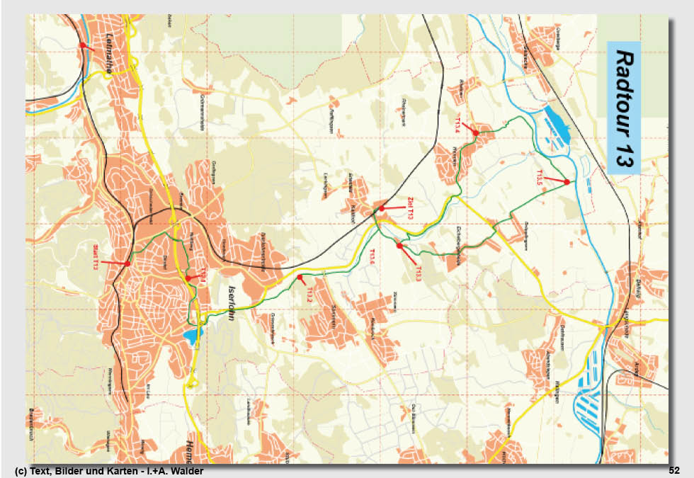 Walder-Verlag Reisetipps-Europa Radtour 13: Ruhrauentour - Iserlohn - Hennen - Ruhrauen - Kalthof