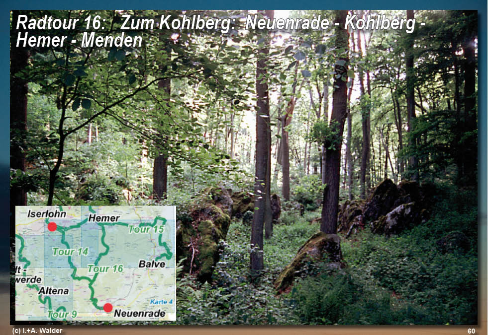 Walder-Verlag Reisetipps-Europa Radtour 16: Zum Kohlberg' - Neuenrade - Kohlberg - Hemer - Menden