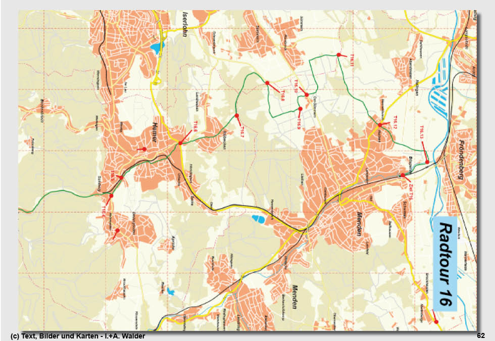Walder-Verlag Reisetipps-Europa Radtour 16: Zum Kohlberg' - Neuenrade - Kohlberg - Hemer - Menden