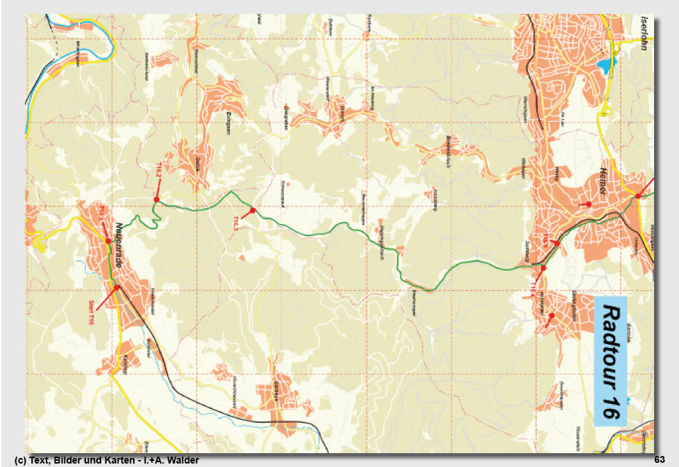 Walder-Verlag Reisetipps-Europa Radtour 16: Zum Kohlberg' - Neuenrade - Kohlberg - Hemer - Menden