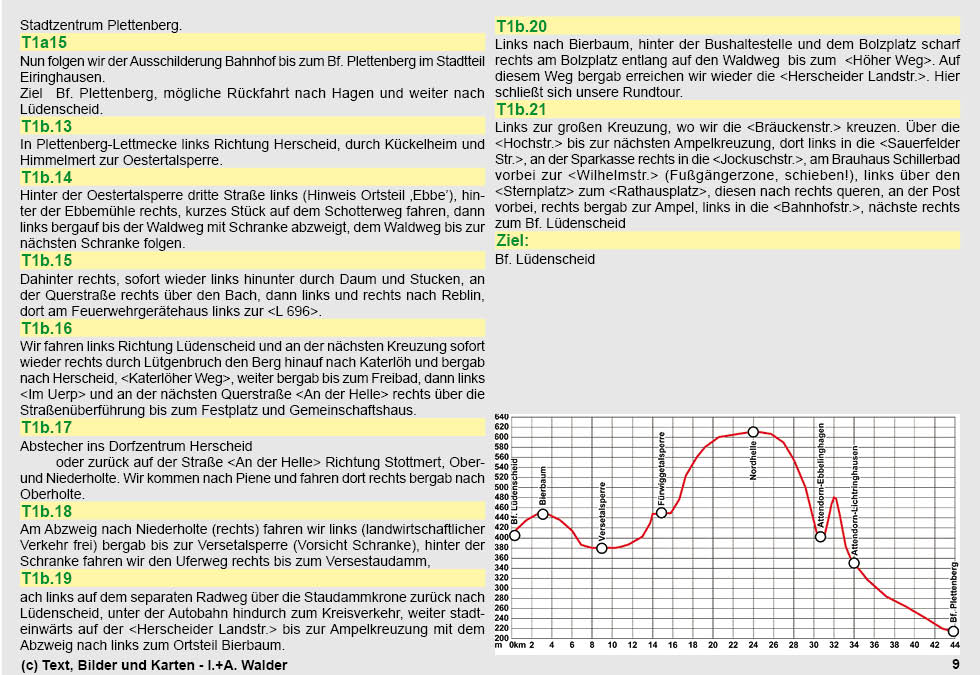 Walder-Verlag Reisetipps-Europa Radtour 1: Zum 'Gipfel' des M&auml;rkischen Sauerlande