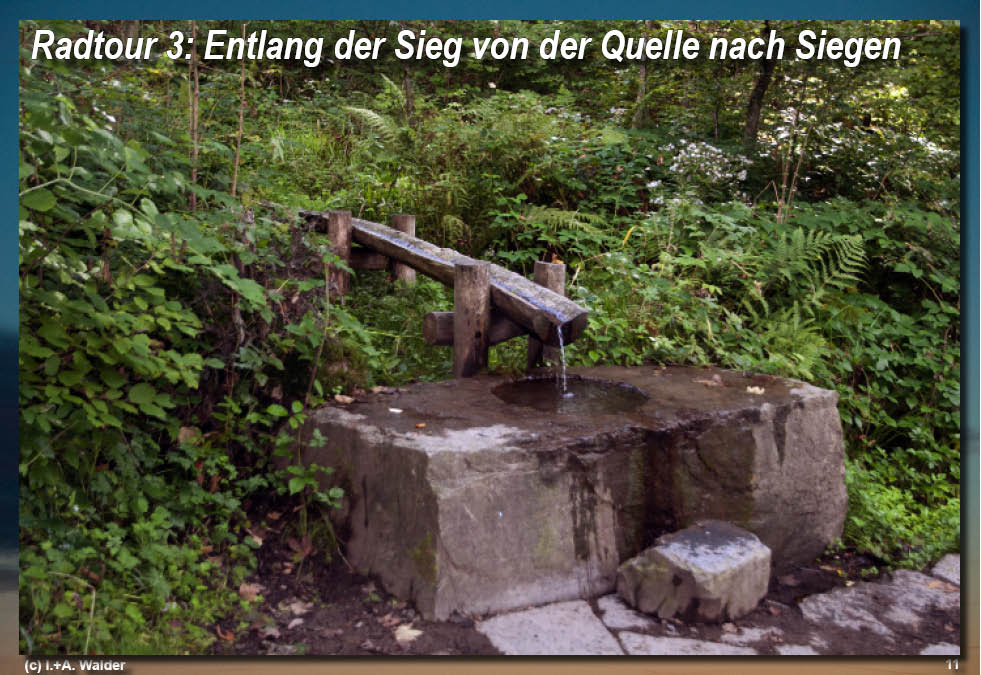 Reiseführer Radtour 3 - Entlang der Sieg von der Quelle nach Siegen