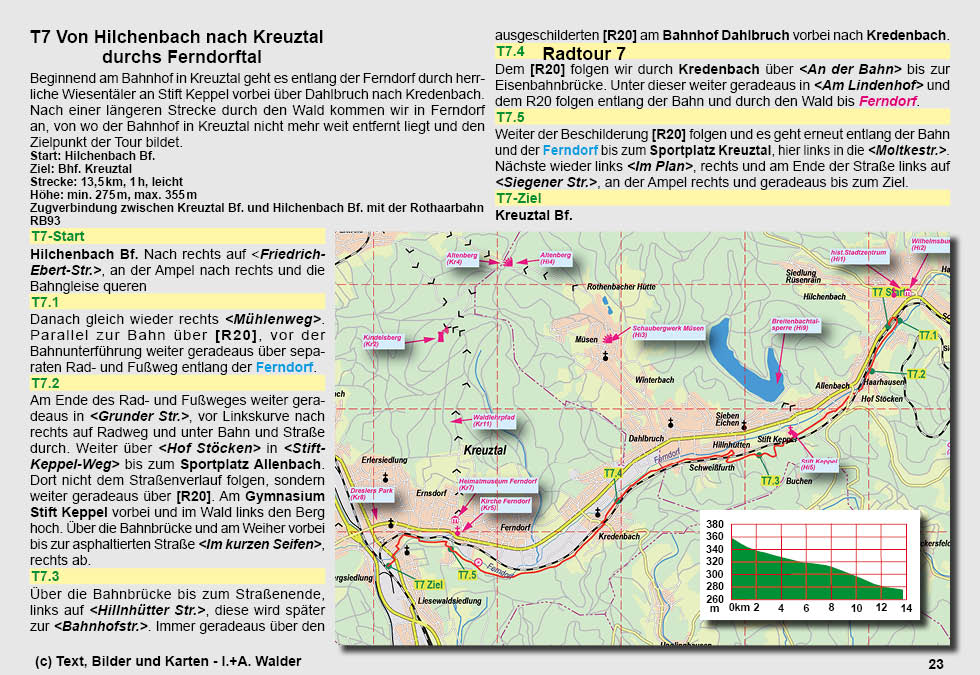 Reiseführer Radtour 7 - Durch's Ferndorftal