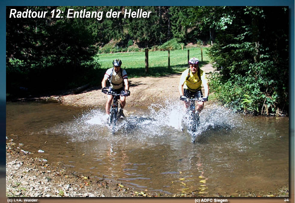 Reiseführer Radtour 12 - Entlang der Heller
