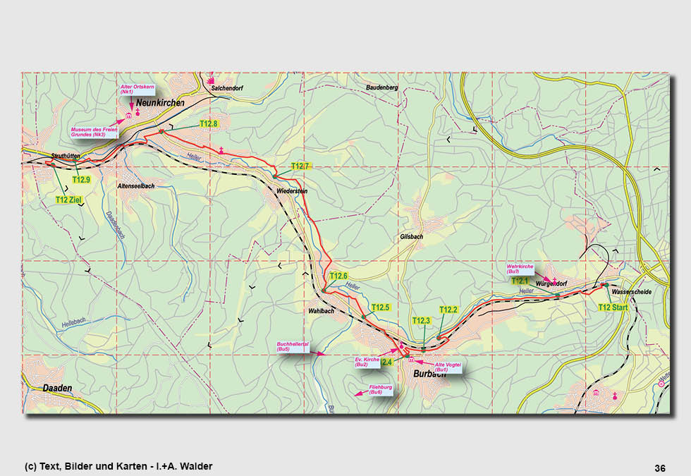 Reiseführer Radtour 12 - Entlang der Heller
