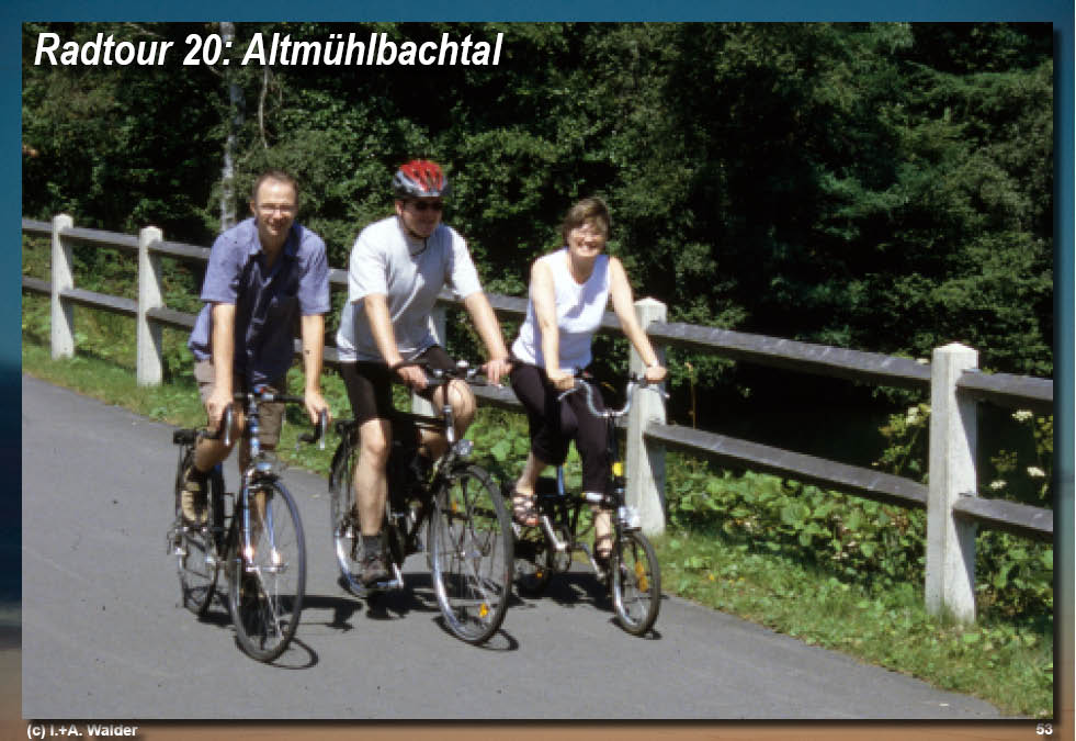 Reiseführer Radtour 20 - Altm&uuml;hlbachtal