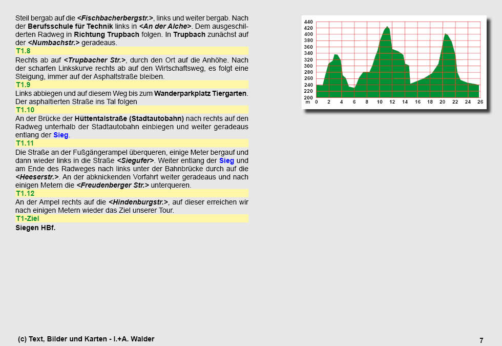 Reiseführer Radtour 1 - Hengsbach und Tiergarte