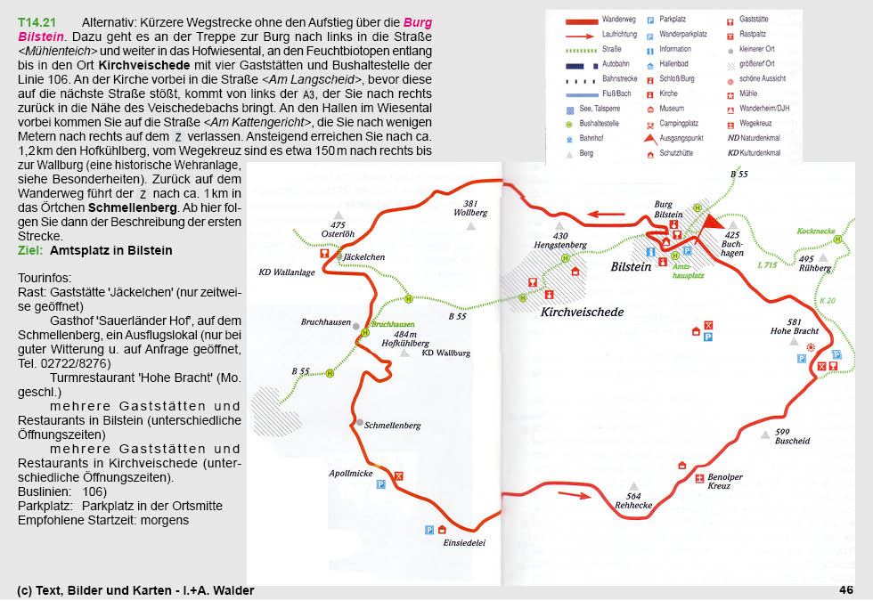 Reiseführer Wander-Tour 14 - Auf den Spuren der alten Ritterzeit - Von der Burg zur Wallburg und Wallanlage 