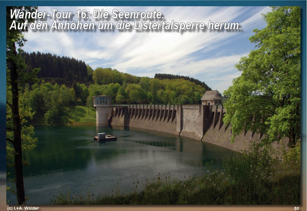 Reiseführer Wander-Tour 16 - Die Seenroute - Auf den Anhöhen um die Listertalsperre herum